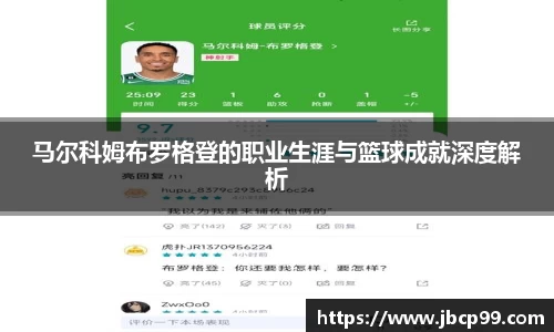 马尔科姆布罗格登的职业生涯与篮球成就深度解析
